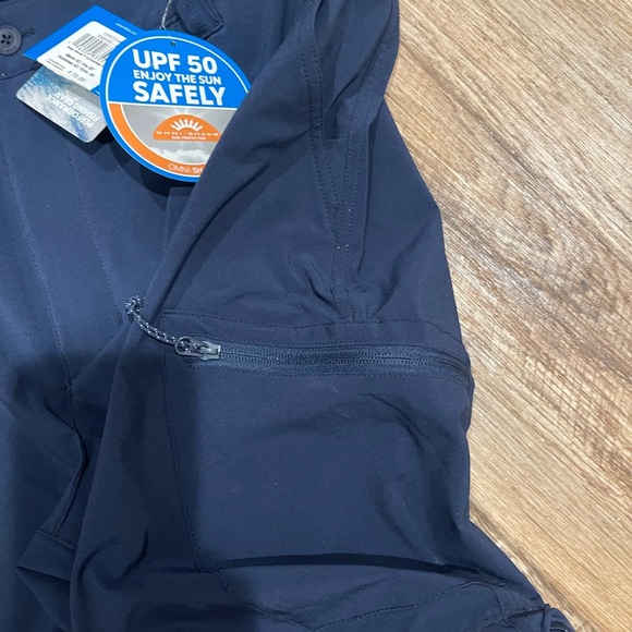 NEW Columbia PFG Navy Convertible Pants XXL Men’s UPF 50 Sun Protection - Picture 9 of 10